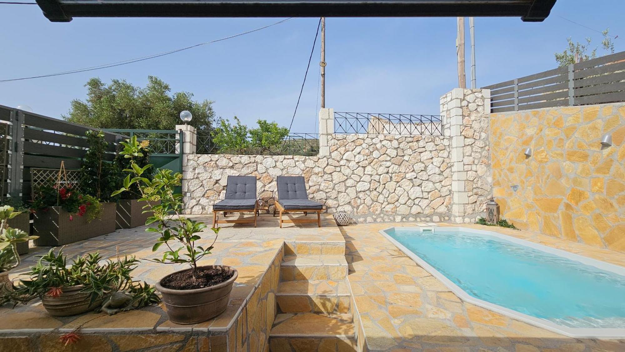 Villa Apoplous With Pool Asos Eksteriør bilde