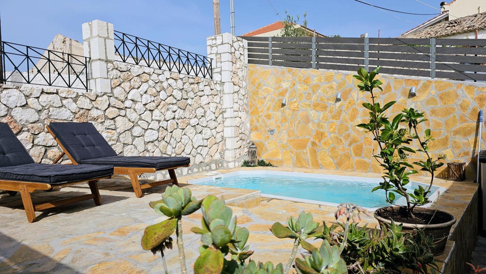 Villa Apoplous With Pool Asos Eksteriør bilde