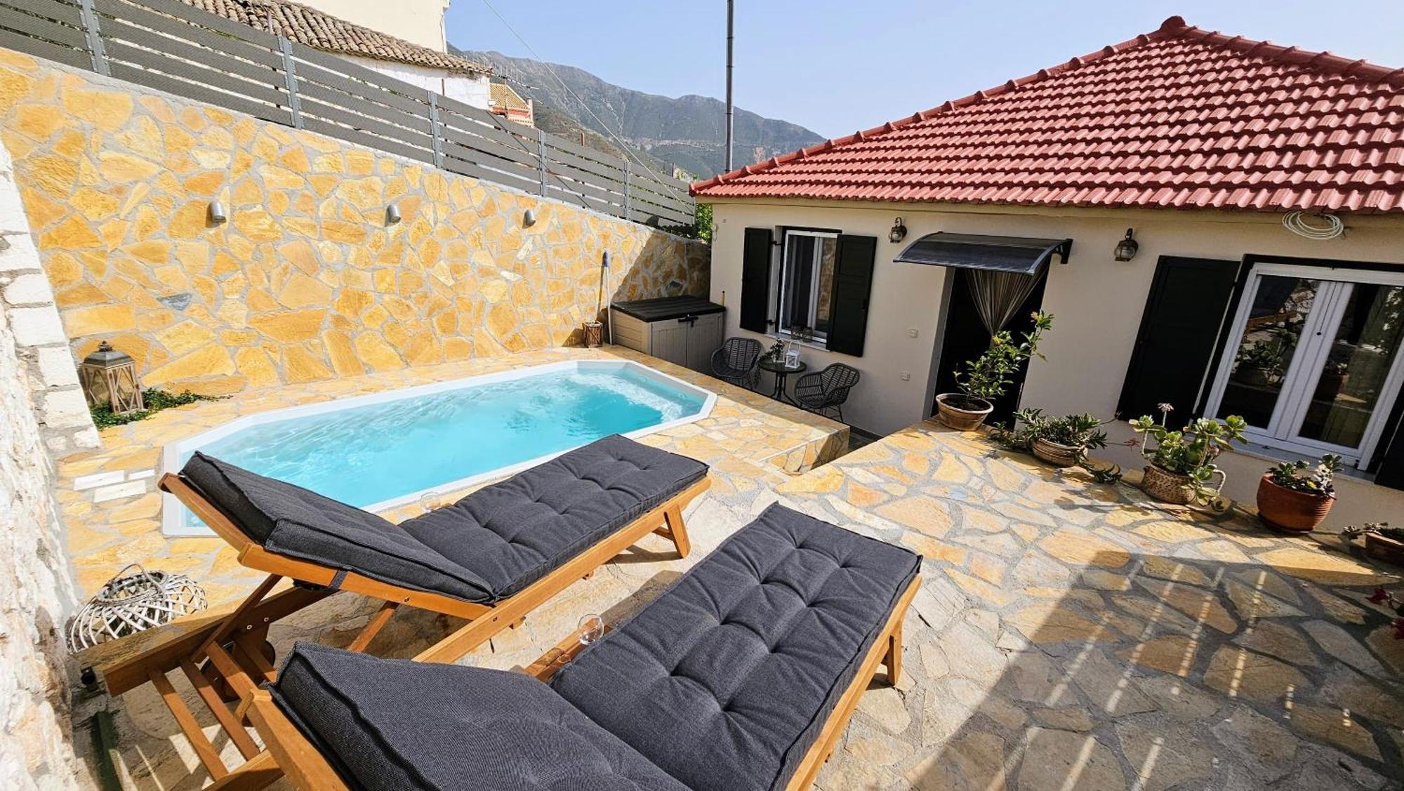 Villa Apoplous With Pool Asos Eksteriør bilde